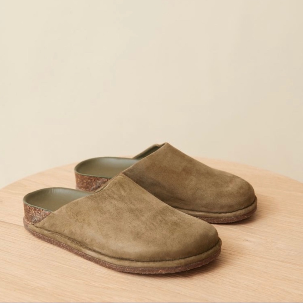$375 New with box Jenni Kayne Suede Moc Clog 39